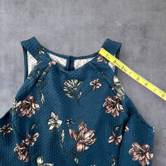 Xhilaration Target Blue Floral A-Line Dress Sz: XL - Picture 8 of 9